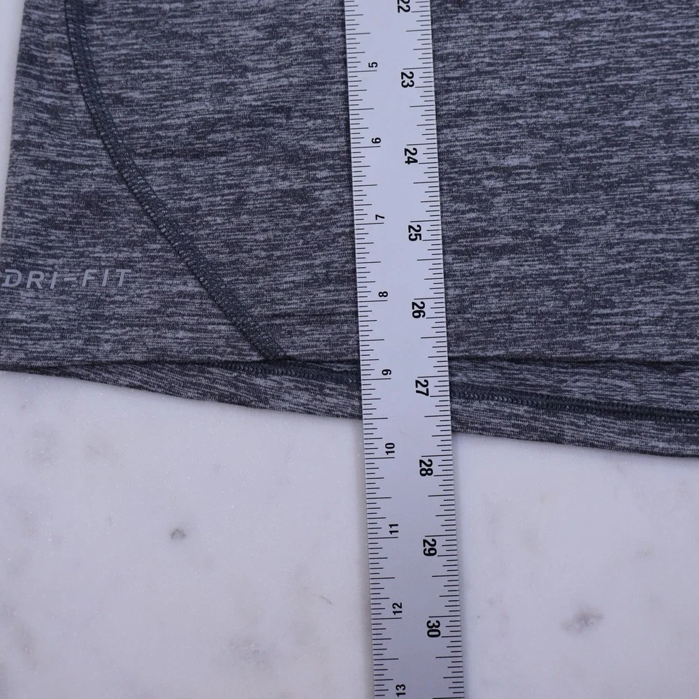 Nike Running UNI Panthers Dri-FIT‎ Quarter Zip Grey Heathered Top Womens Small